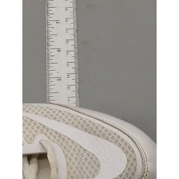 Nike Womens Sneakers Cheer White Low Top Lace Up Walking Shoe Padded Flat Heel 9 - Picture 7 of 11